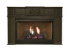Empire 29" Innsbrook Medium Vent-Free Gas Fireplace Insert, insert with decorative front in a dark mantel