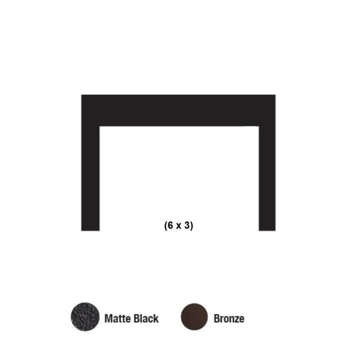 Empire 3-Sided Metal Surrounds for Medium/Large Innsbrook Fireplace Inserts Empire Comfort Systems