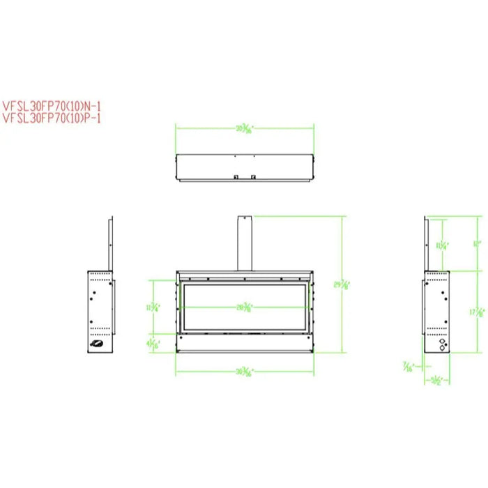 Empire 30" Boulevard SL Vent-Free Linear Gas Fireplace Empire Comfort Systems