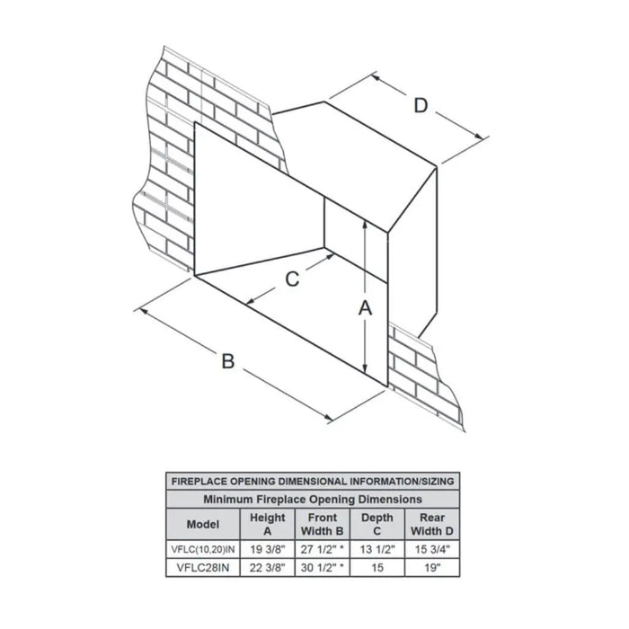 Empire 32" Loft Medium Vent-Free Gas Fireplace Insert (28,000 BTU) Empire Comfort Systems