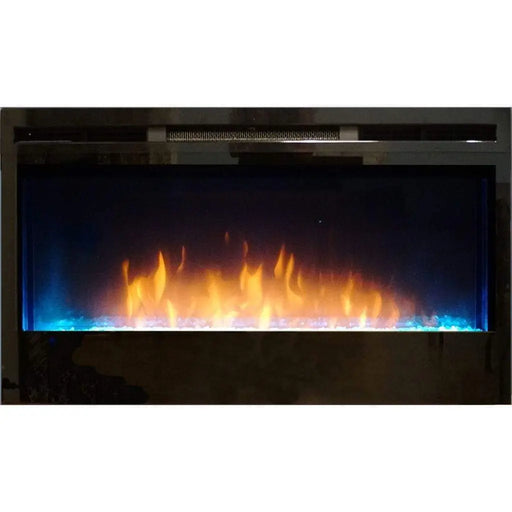 Empire 34" Nexfire Linear Electric Fireplace, electric fireplace with blue and orange flames