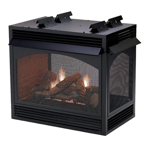 Empire 36" Vail Vent-Free Multi-Sided Fireplace, Peninsula and See-Through Empire Comfort Systems