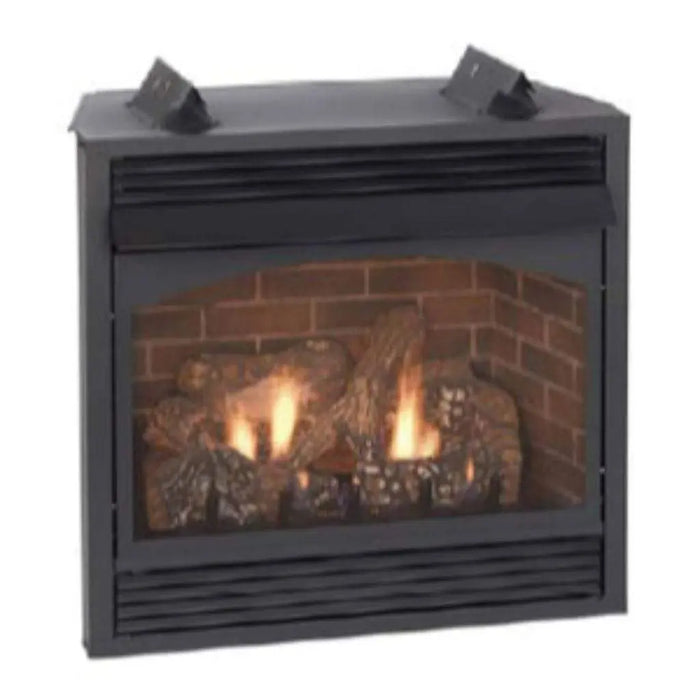 Empire 36" Vail Vent-Free Premium Fireplace with Slope Glaze Burner - Millivolt Control Empire Comfort Systems