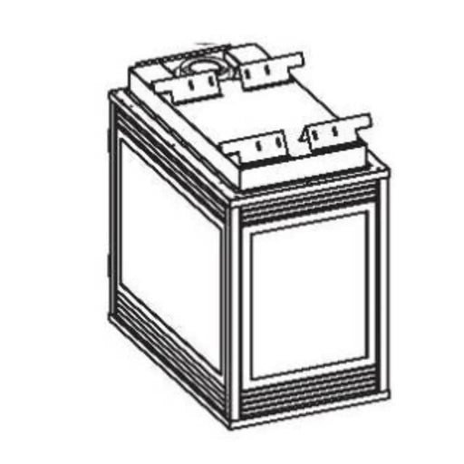 Empire 4 x 6 5/8 Vertical Vent Kits for Fireplace Empire Comfort Systems