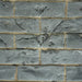 Empire 40" Decorative Fireplace Liner, grey stone liner panel