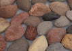 Empire 5 sq. ft. Decorative Glass Media Accessory, close-up of decorative river rocks