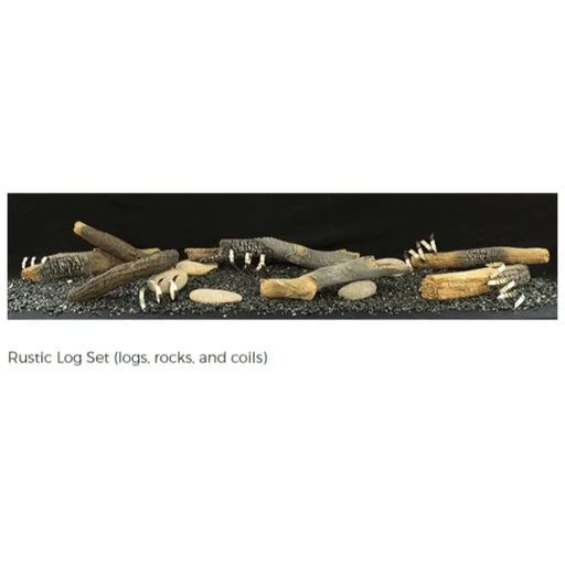 Empire 7-Piece Log Set Accessory for Boulevard Direct Vent Linear Fireplaces Empire Comfort Systems