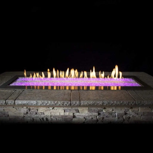 Empire Carol Rose 48" Multicolor LED Lighting Manual Outdoor Linear Fire Pit Empire Comfort Systems