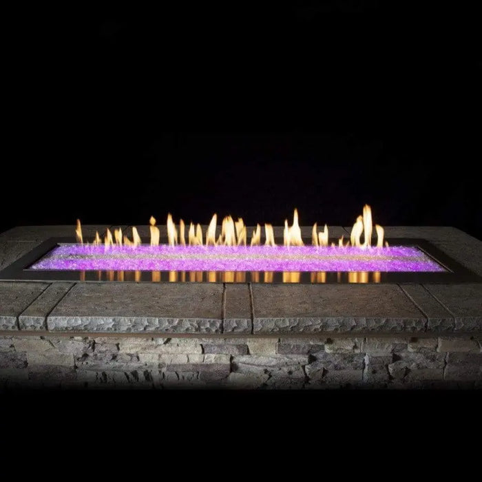 Empire Carol Rose 48" Multicolor LED Lighting Manual Outdoor Linear Fire Pit Empire Comfort Systems