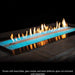 Empire Carol Rose 48" Multicolor LED Lighting Manual Outdoor Linear Fire Pit Empire Comfort Systems