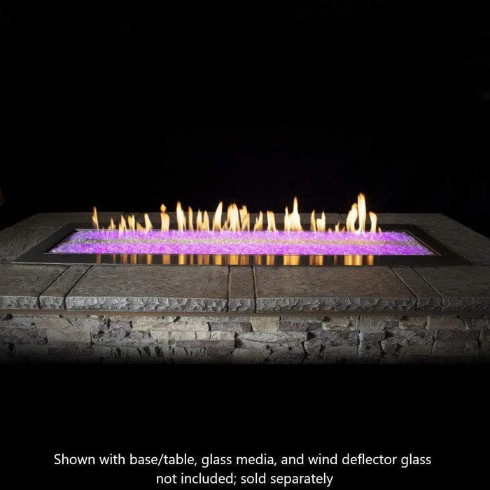 Empire Carol Rose 60" Multicolor LED Lighting Manual Outdoor Linear Fire Pit Empire Comfort Systems