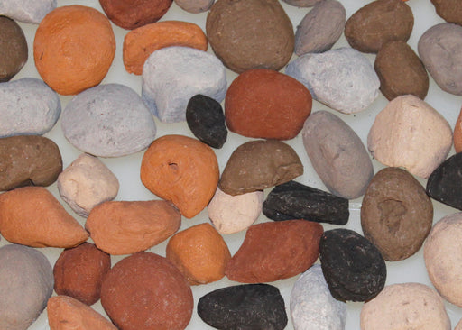 Empire Decorative Rocks Accessory for Fireplaces, assorted decorative rocks in mixed colors