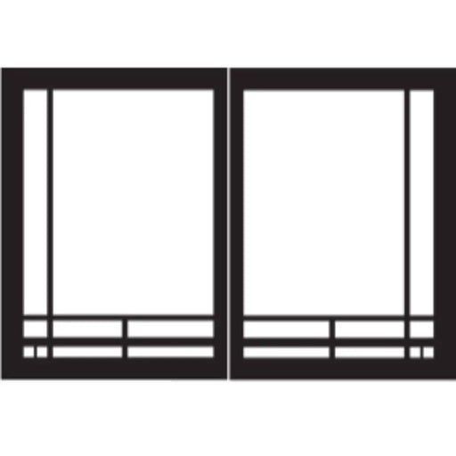 Empire Door Set Accessory for Tahoe Deluxe 32" Fireplaces Empire Comfort Systems