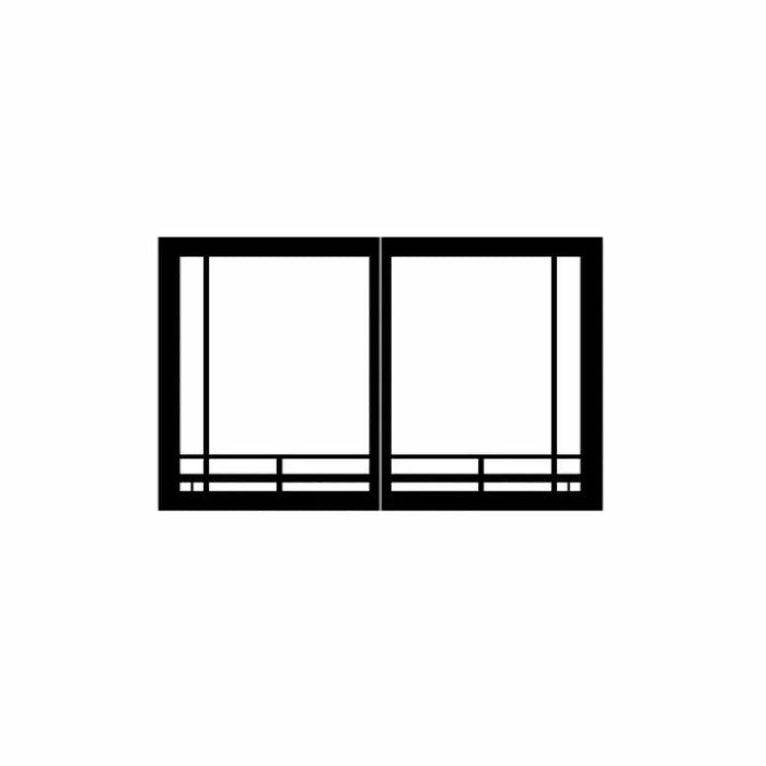 Empire Door Set for Tahoe Deluxe 36"/48" Fireplaces Empire Comfort Systems