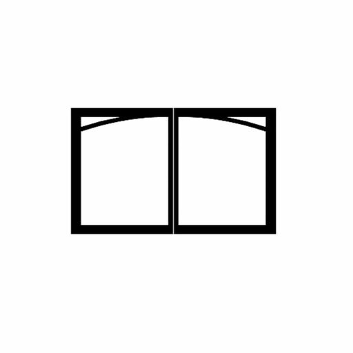 Empire Door Set for Tahoe Deluxe 42" Fireplace Empire Comfort Systems