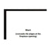 Empire Trim Kit Accessory for 48" See-Through Boulevard DV Contemporary Fireplace Empire Comfort Systems