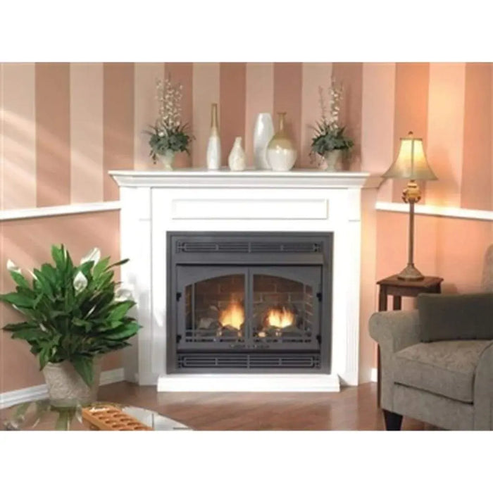 Empire Wooden Mantel Cabinet with Base for 24" Vail Fireplaces Empire Comfort Systems