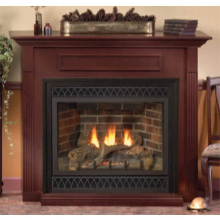 Empire Wooden Mantel Cabinet with Base for 32" Fireplaces and Fireboxes Empire Comfort Systems