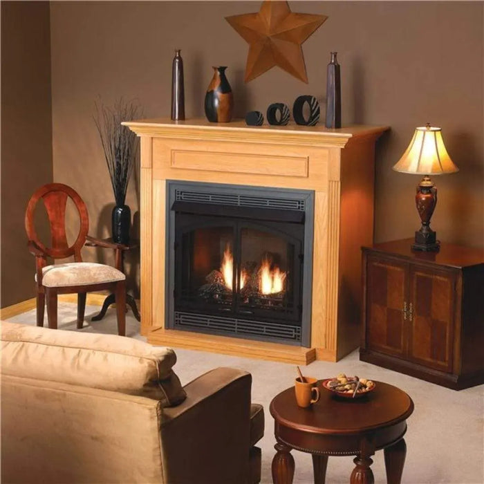 Empire Wooden Mantel Cabinet with Base for 32" Fireplaces and Fireboxes Empire Comfort Systems