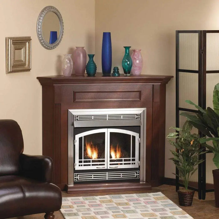 Empire Wooden Mantel Cabinet with Base for 36" Fireplaces and Fireboxes Empire Comfort Systems