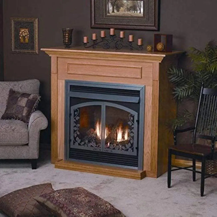 Empire Wooden Mantel Cabinet with Base for 36" Fireplaces and Fireboxes Empire Comfort Systems