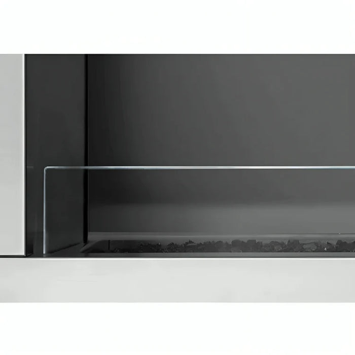 Empire Carol Rose 72" Taller Deflector Glass for Windy Applications Linear Fireplace Accessory