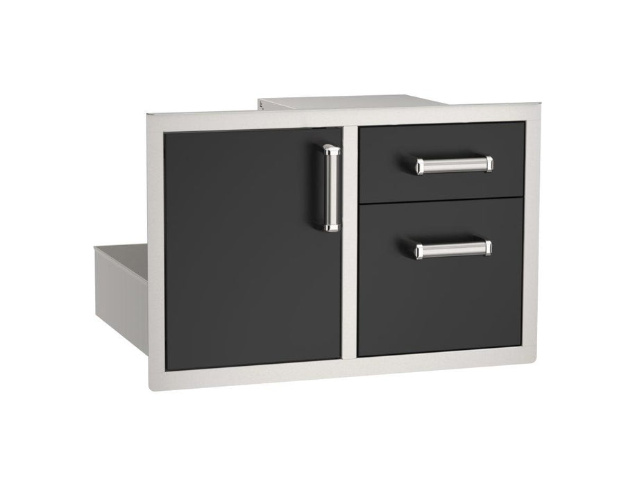 Fire Magic 30" 53810BSC Echelon Black Access Door and Double Drawer