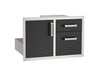 Fire Magic 30" 53810BSC Echelon Black Access Door and Double Drawer