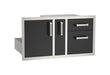 Fire Magic 36" 53816BSC Echelon Black Access Door w/ Platter Storage and Double Drawer