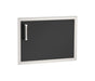 Fire Magic 24" 53917BSC Echelon Black Horizontal Single Access Door w/ Soft Close