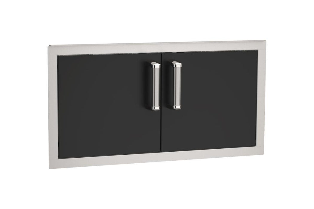 Fire Magic 30" 53934BSC Echelon Black Double Access Door (Reduced Height) w/ Soft Close