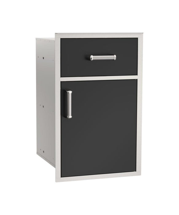 Fire Magic 20" 54020B Echelon Black Large Pantry Door/ Access Drawer Combo