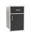 Fire Magic 20" 54020B Echelon Black Large Pantry Door/ Access Drawer Combo