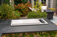 Fire Magic Echelon E540d 34" Drop-In Countertop Gas Grill without Hood, stainless steel cover on