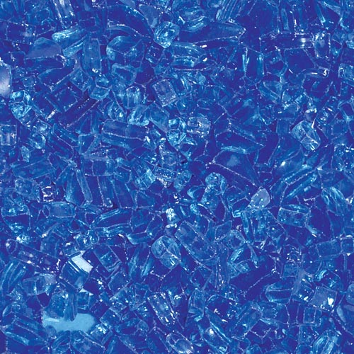 HPC 1/4 inch decorative fire pit glass in cobalt blue