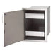 Fire Magic 14" 33820 Select Single Access Door w/ Dual Drawers Fire Magic