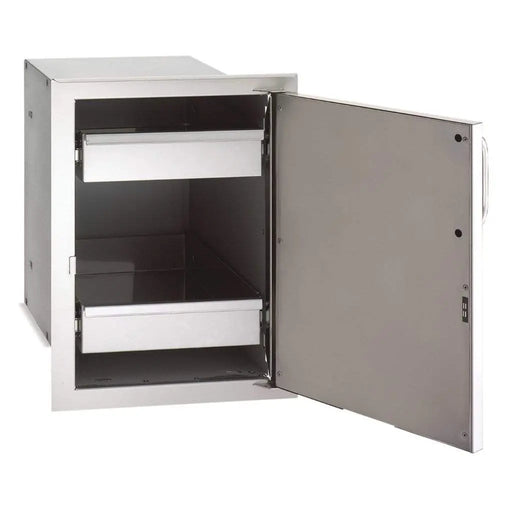Fire Magic 14" 33820 Select Single Access Door w/ Dual Drawers Fire Magic