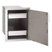 Fire Magic 14" 33820 Select Single Access Door w/ Dual Drawers Fire Magic