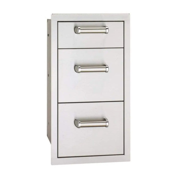 Fire Magic 14" 53803SC Premium Flush Triple Access Drawer w/ Soft Close Fire Magic