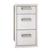 Fire Magic 14" 53803SC Premium Flush Triple Access Drawer w/ Soft Close Fire Magic