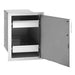 Fire Magic 14" 53820SC Premium Flush Single Access Door w/ Dual Drawers Fire Magic