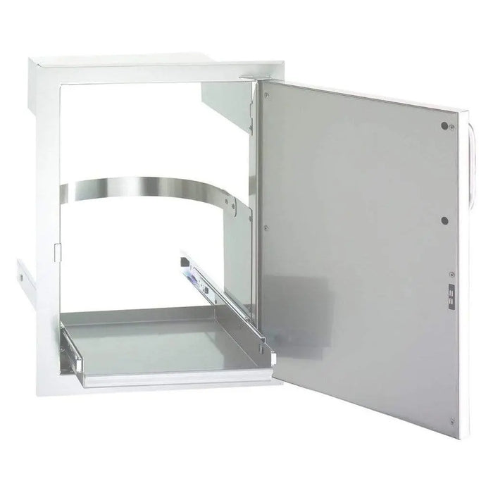 Fire Magic 14" 53820SC Premium Flush Single Access Door w/ Tank Tray and Louvers Fire Magic