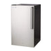 Fire Magic 20" 3598-DR/L Premium Compact Refrigerator w/ Stainless Steel Premium Door & Black Cabinet Fire Magic