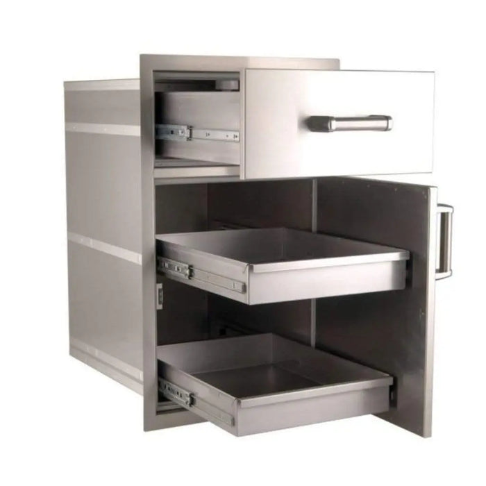 Fire Magic 20" 54020S Premium Flush Large Pantry Door/ Access Drawer Combo Fire Magic