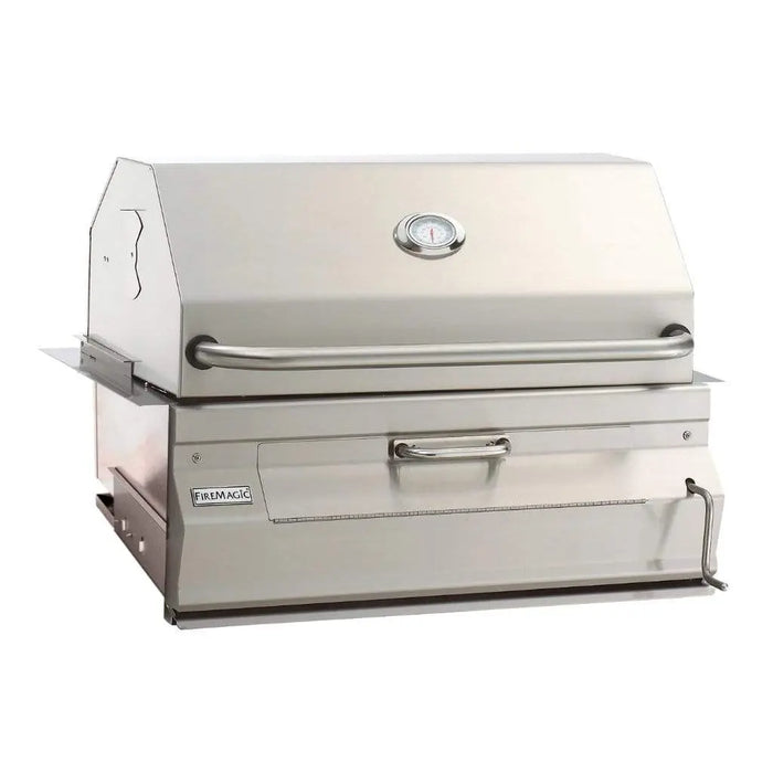 Fire Magic 24" 12-SC01C-A Legacy Built-In Charcoal Grill w/ Analog Thermometer Fire Magic