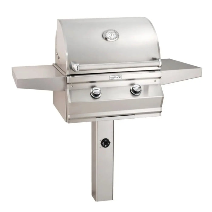 Fire Magic 24" 2-Burner Choice C430s In-Ground Post Mount Gas Grill w/ Analog Thermometer Fire Magic