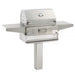 Fire Magic 24" 22-SC01C-G6 Legacy In-Ground Post Mount Charcoal Grill w/ Analog Thermometer Fire Magic