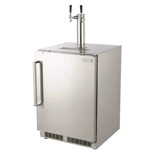 Fire Magic 24" 3594-DR/L Outdoor Rated Dual Tap Kegerator w/ Stainless Steel Premium Door Fire Magic