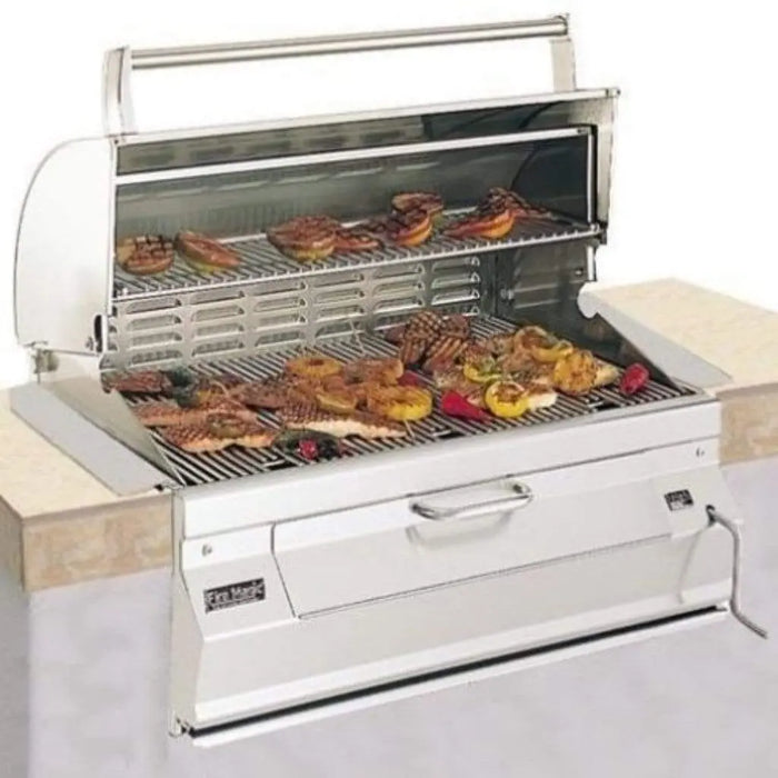 Fire Magic 30" 14-SC01C-A Legacy Built-In Charcoal Grill w/ Analog Thermometer Fire Magic