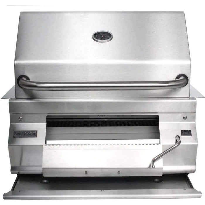 Fire Magic 30" 14-SC01C-A Legacy Built-In Charcoal Grill w/ Analog Thermometer Fire Magic